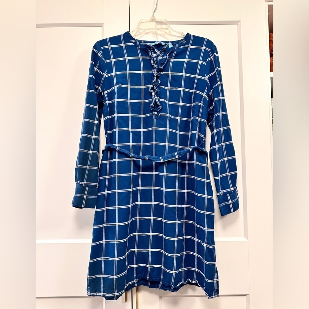 Draper James Navy bell sleeve dress
